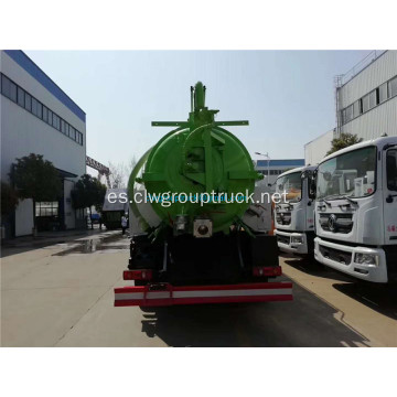 Dongfeng tianjin camión de succión de suciedad de limpieza a alta presión